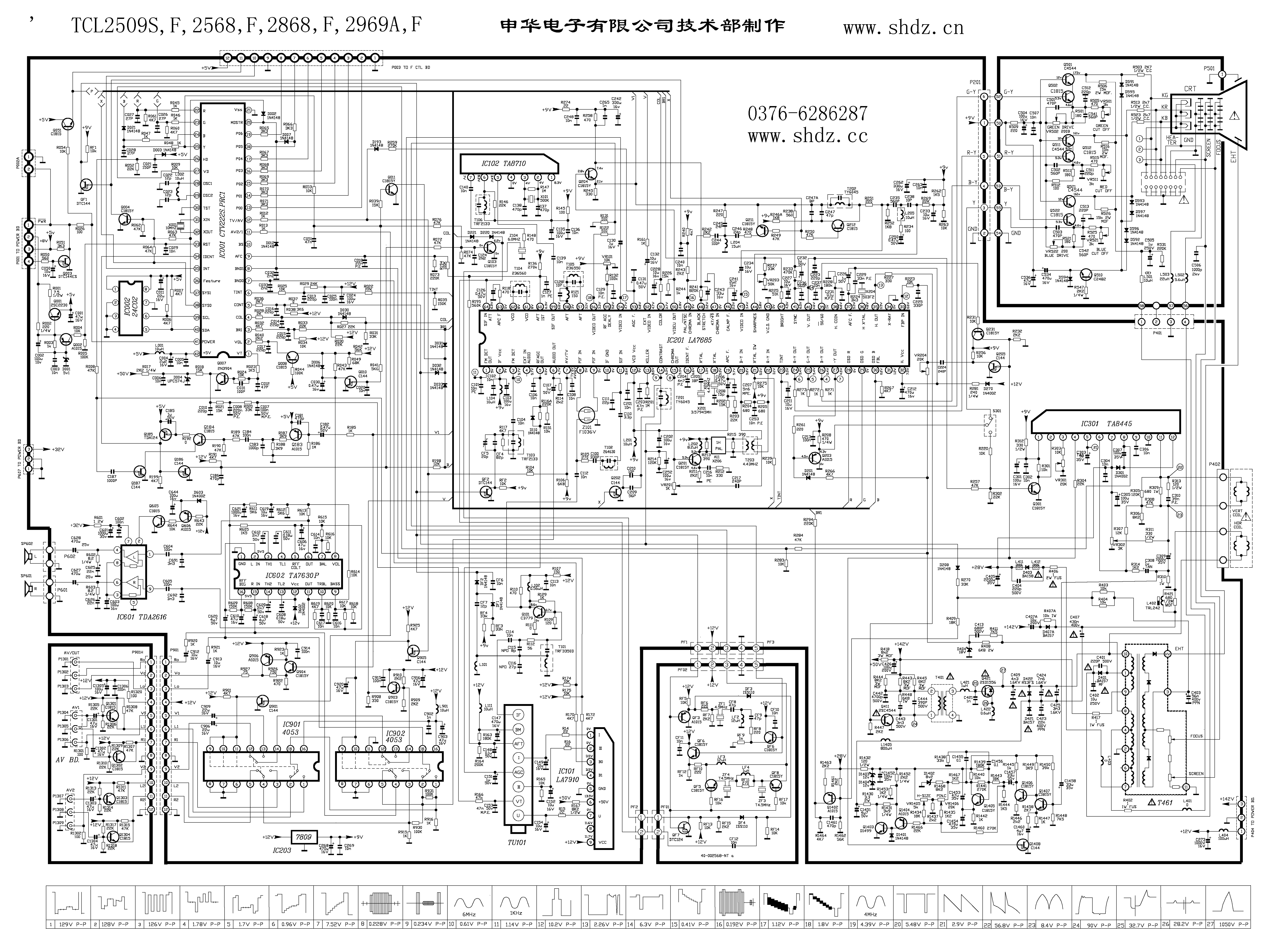 TCL 2509S型机图纸-0 TCL 2509S型机图纸-0