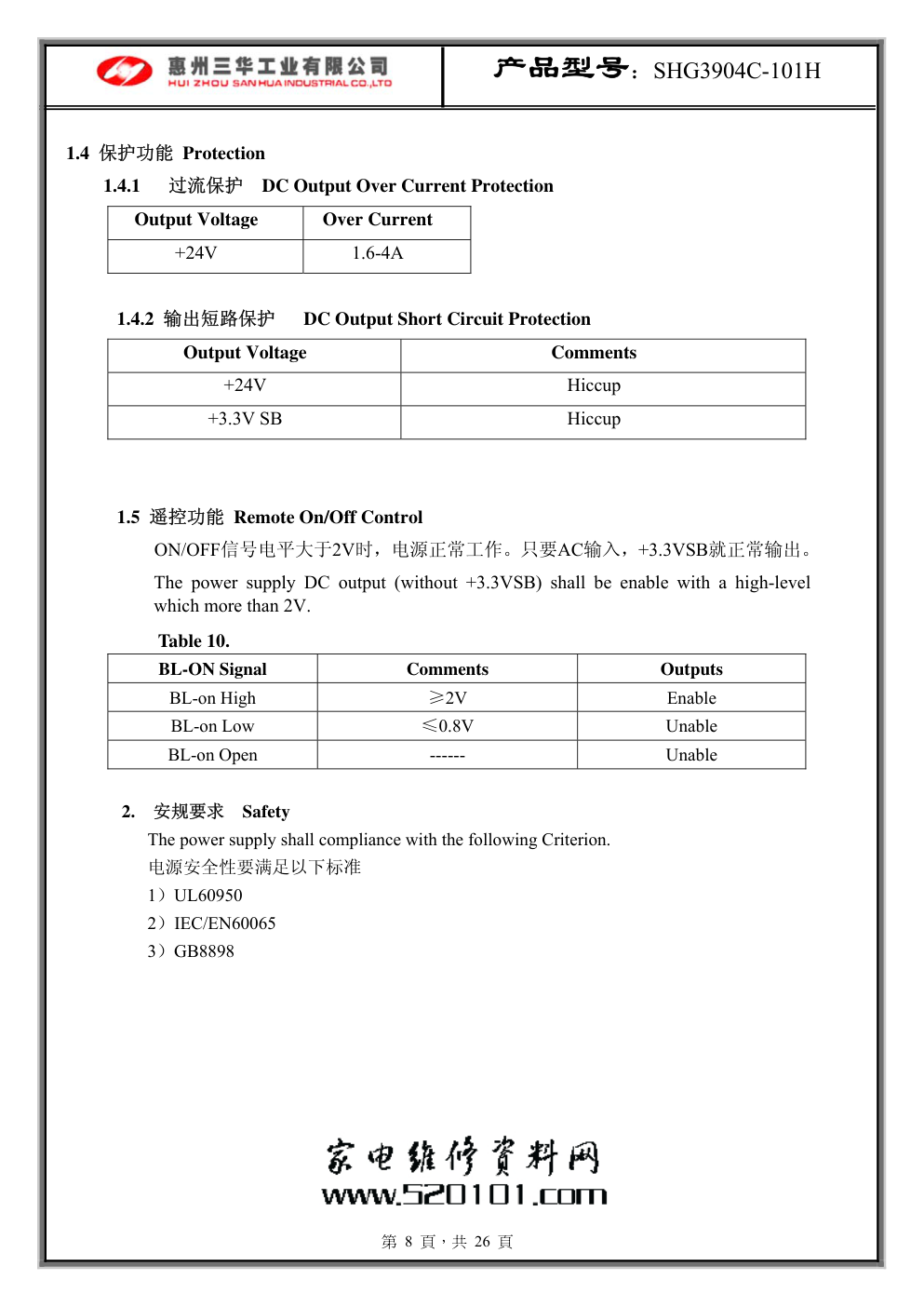 TCL SHG3904C-101H电源板电路图-5 TCL SHG3904C-101H电源板电路图-5