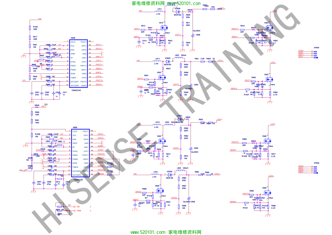 海信LED37K16系列液晶(2289板)电源电路原理图PDF-1 海信LED37K16系列液晶(2289板)电源电路原理图PDF-1