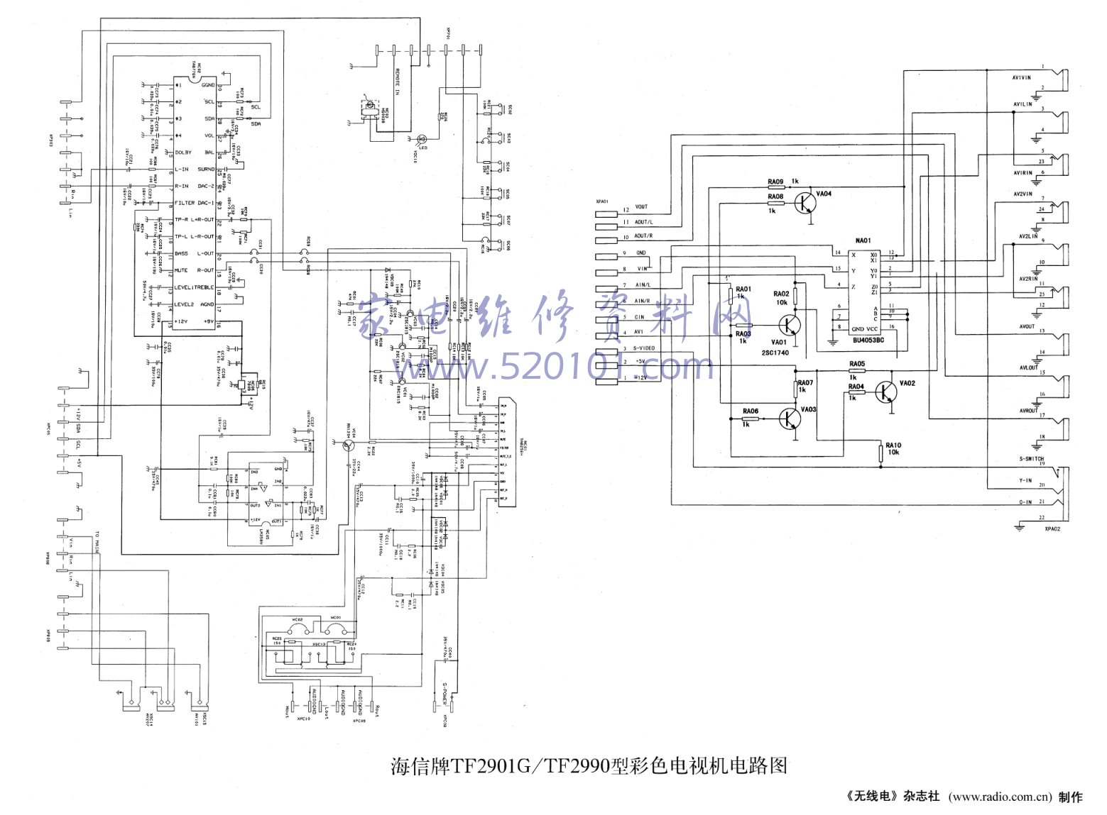 海信TF2901G、TF2990-02彩电图纸-0 海信TF2901G、TF2990-02彩电图纸-0