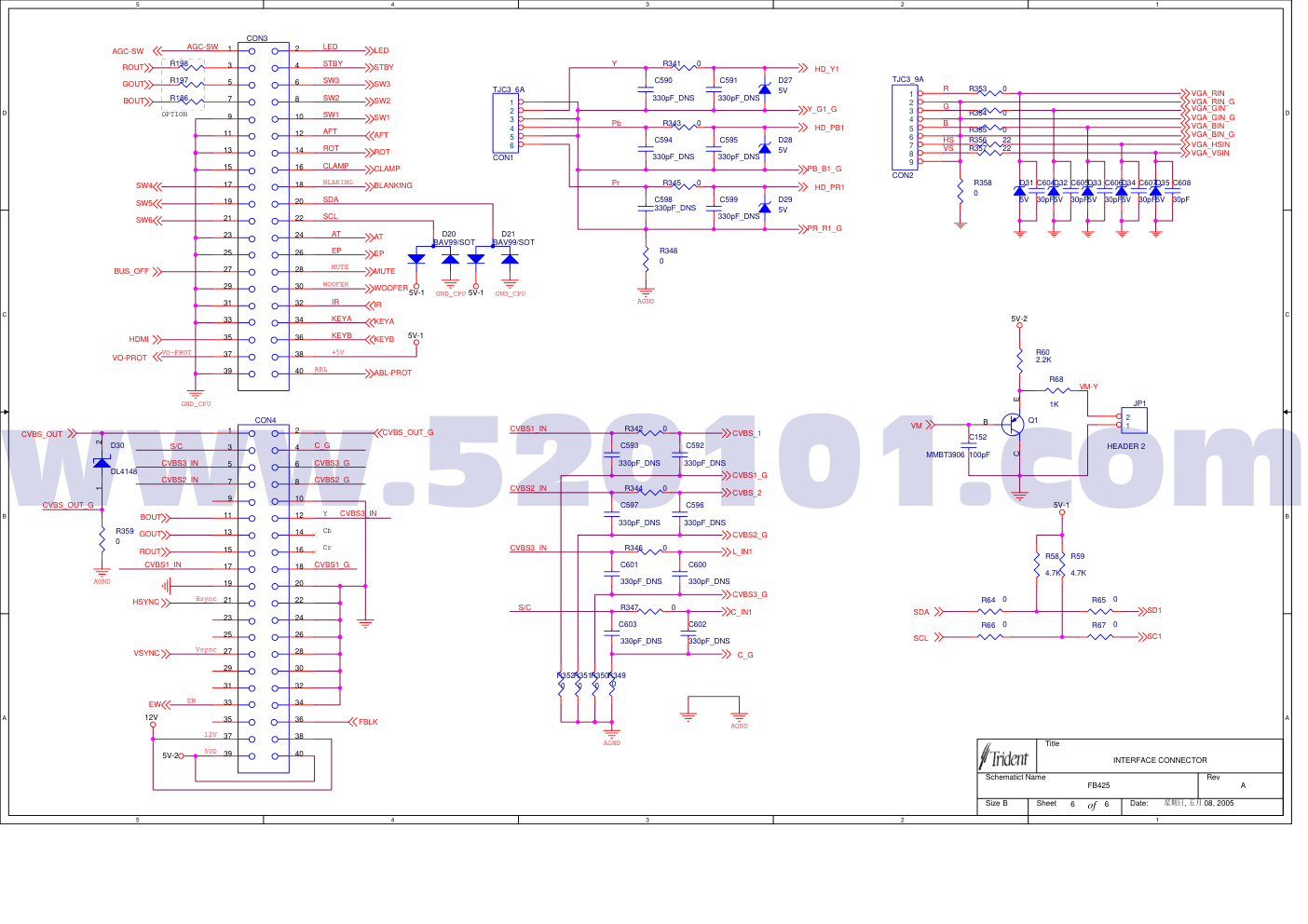 TCL HiD系列机芯电路原理图(S34A1P MV23)-5