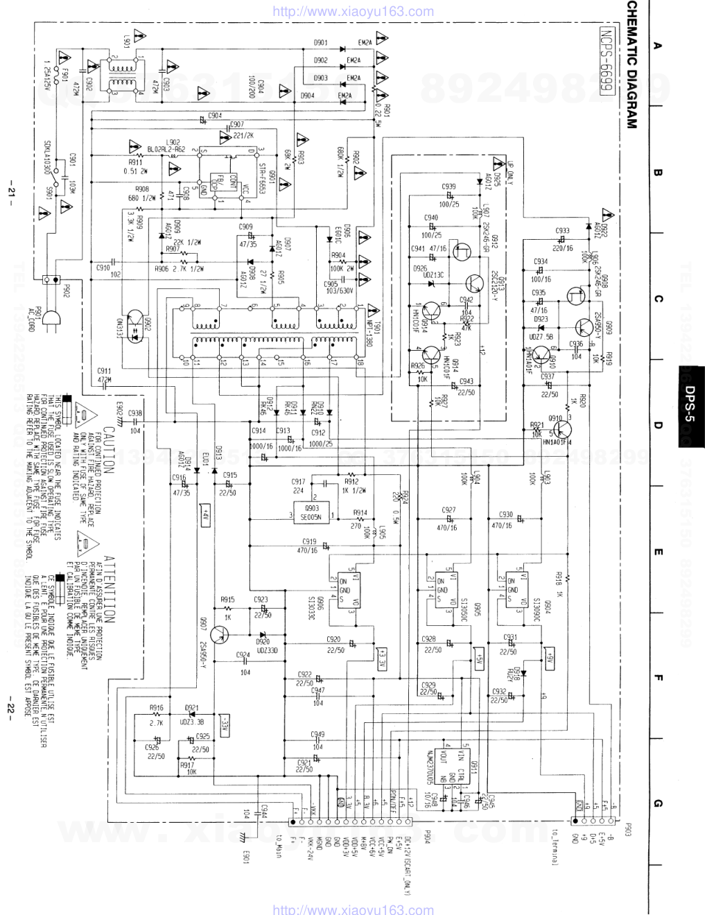 安桥ONKYO DPS-5 DVD播放器电路图-9 安桥ONKYO DPS-5 DVD播放器电路图-9