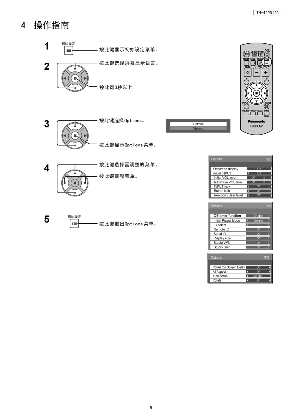 松下TH-42PD12C等离子显示器维修手册-8 松下TH-42PD12C等离子显示器维修手册-8