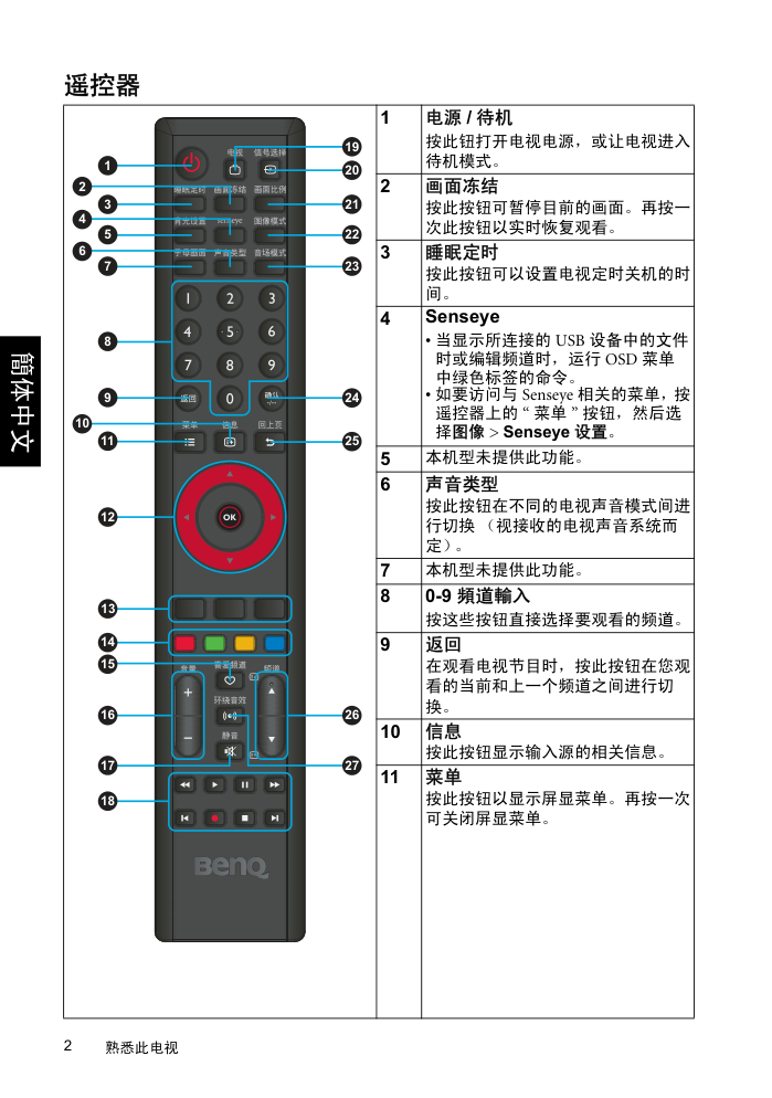 明基L42-5000液晶彩电使用说明书-9 明基L42-5000液晶彩电使用说明书-9