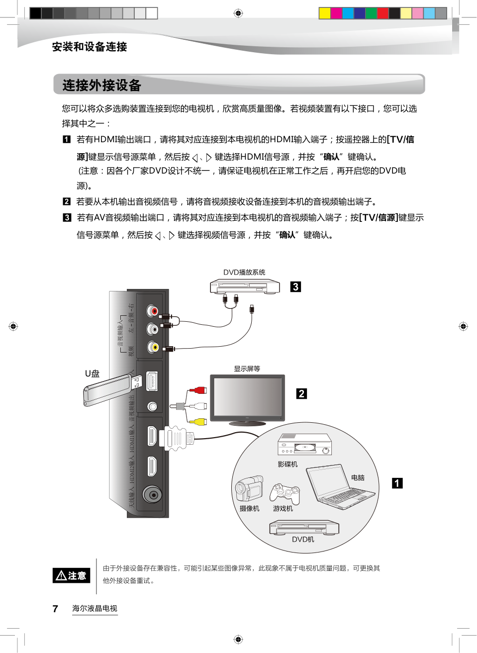 海尔LE43AL88E81液晶彩电使用说明书-7 海尔LE43AL88E81液晶彩电使用说明书-7