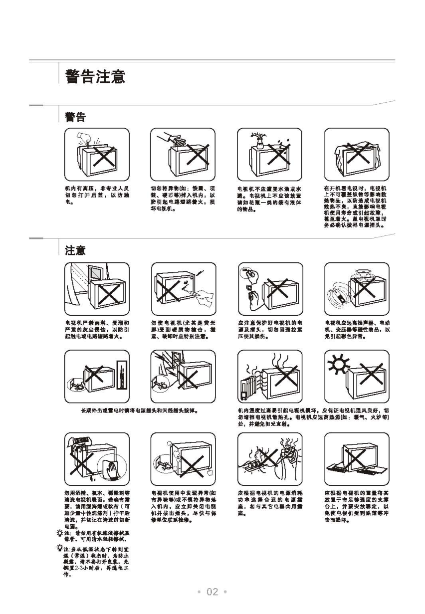 TCL王牌HD29H91S彩电使用说明书-2 TCL王牌HD29H91S彩电使用说明书-2