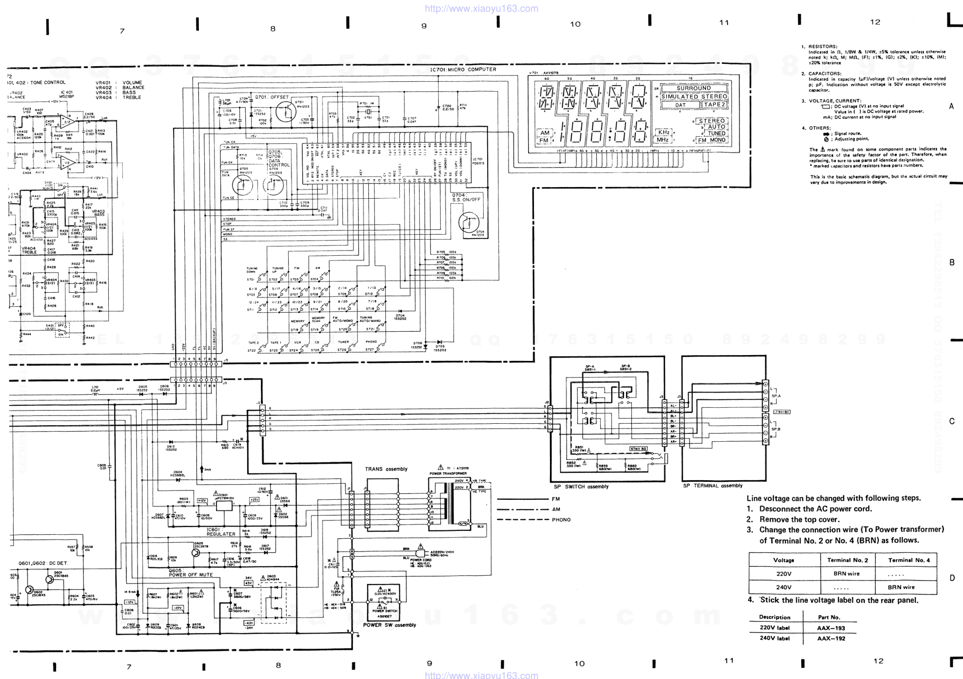 先锋PIONEER SX-227电路图-5