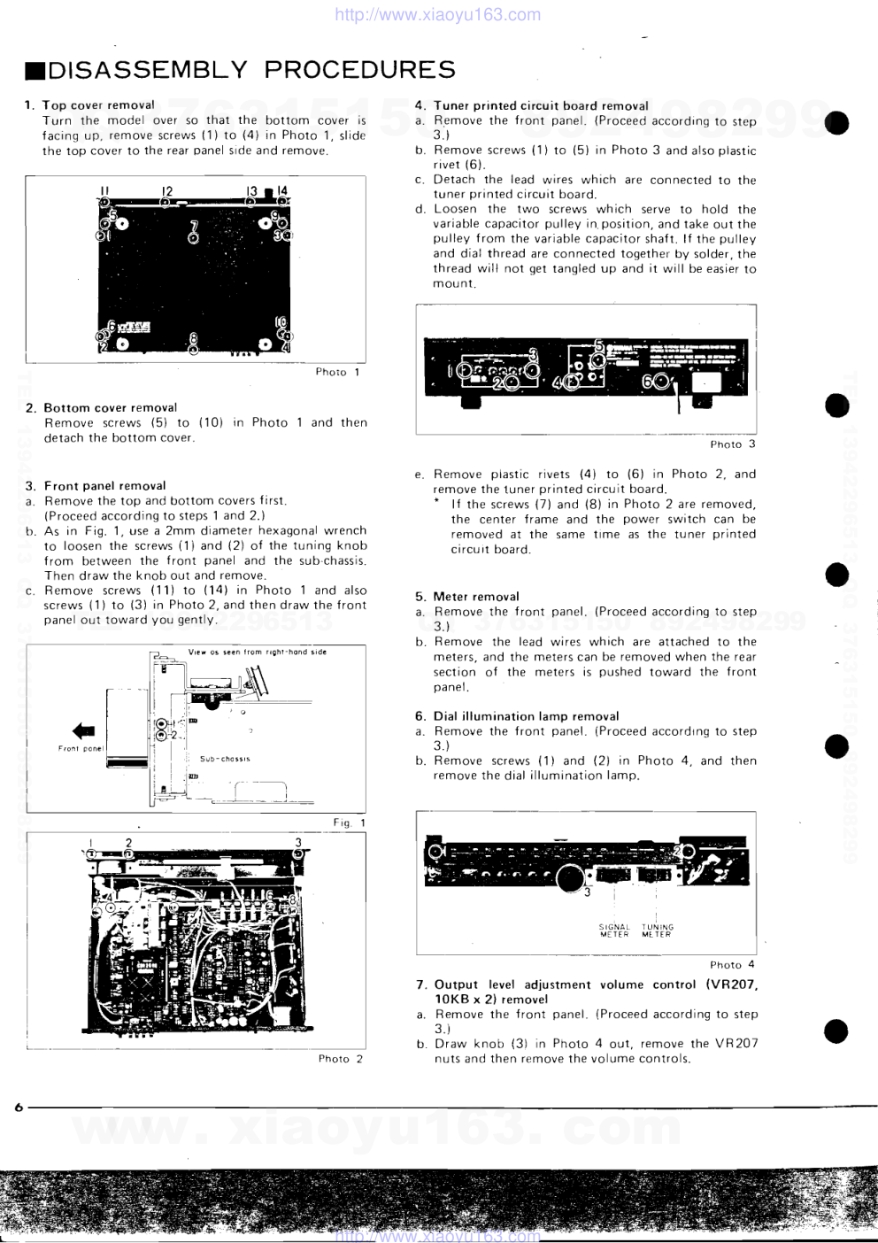 雅马哈YAMAHA T-1音响电路图-5 雅马哈YAMAHA T-1音响电路图-5