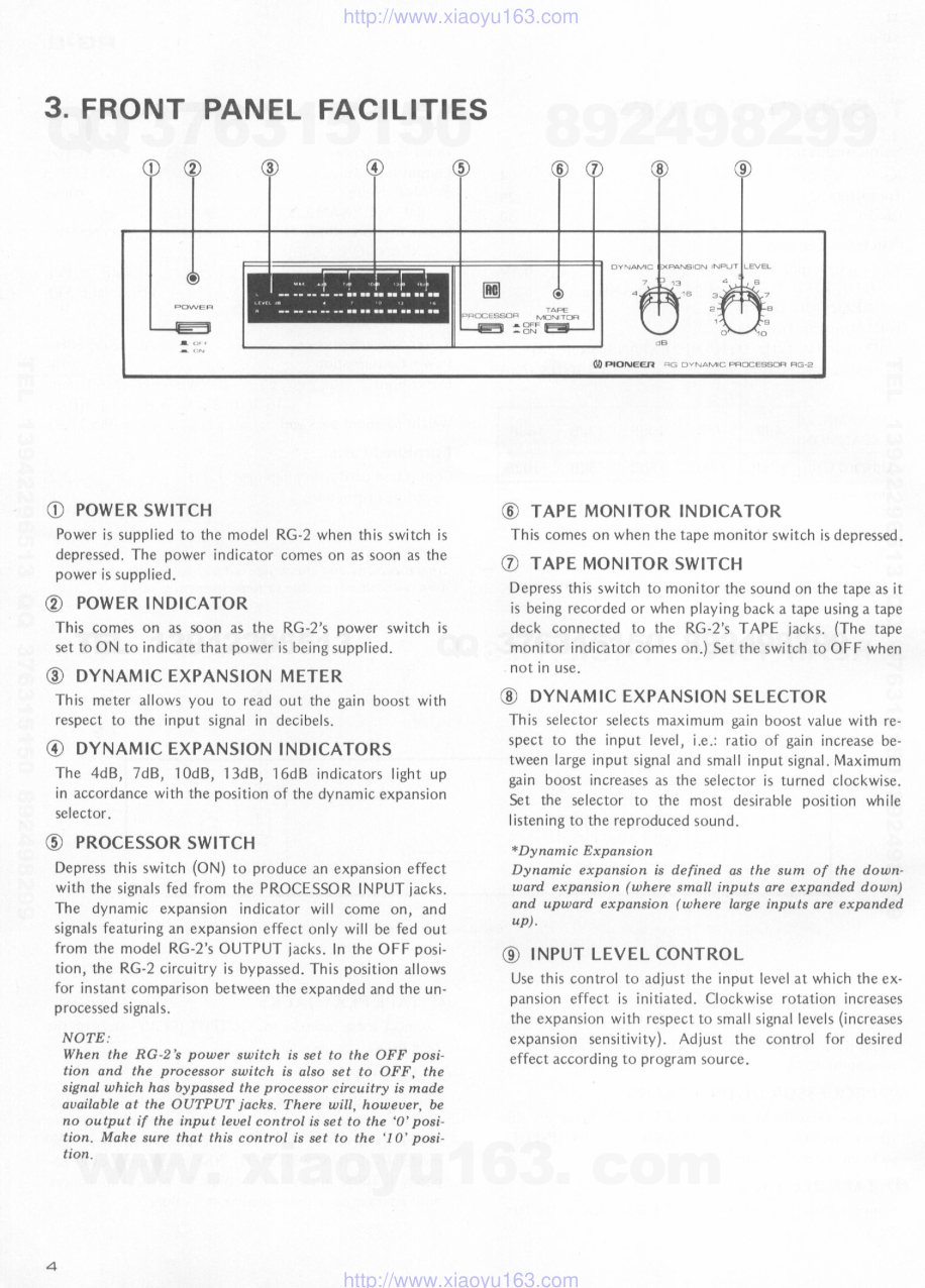 先锋PIONEER RG-2音响电路图-3