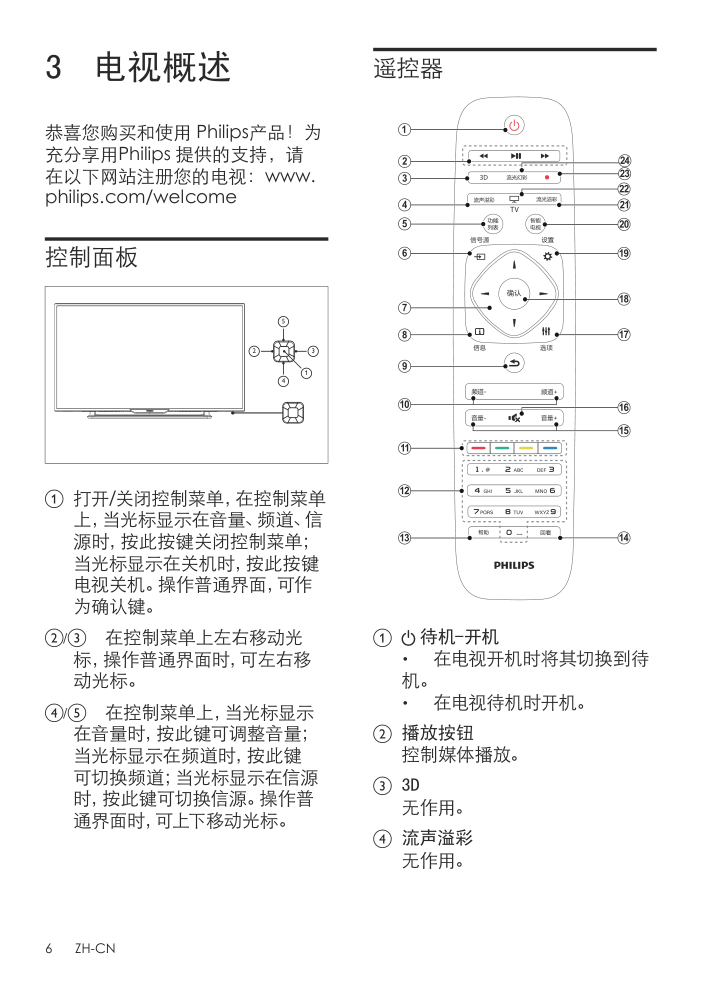 飞利浦55HFL5130T3液晶彩电使用说明书-7