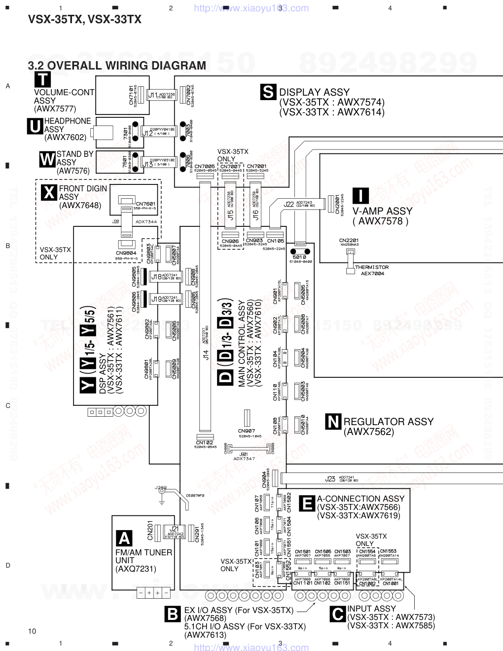 先锋PIONEER VSX-35TX电路图-9 先锋PIONEER VSX-35TX电路图-9