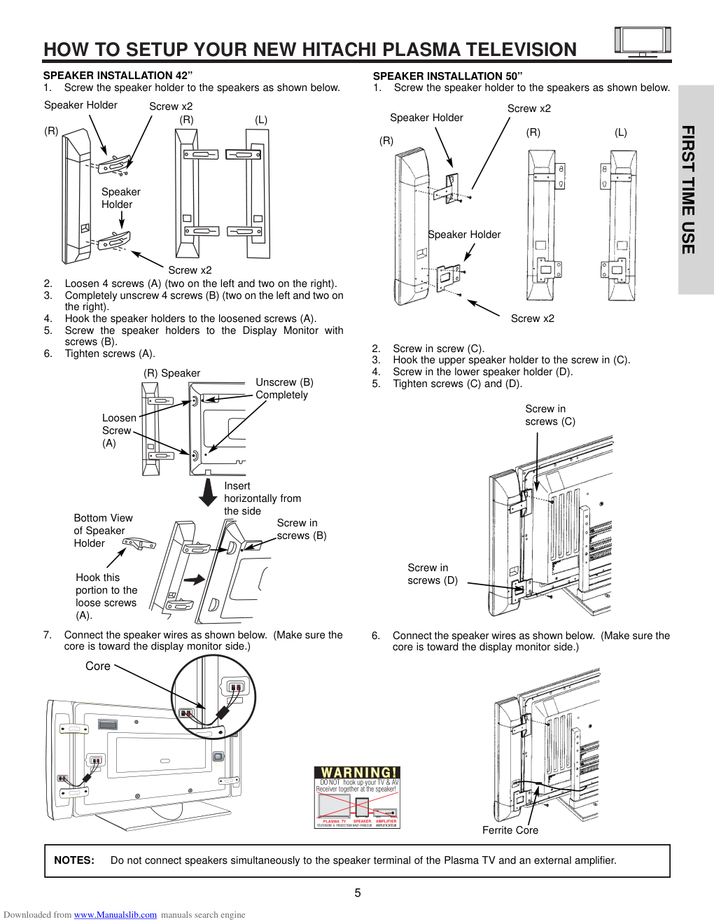 日立50HDT50液晶彩电使用手册-4 日立50HDT50液晶彩电使用手册-4
