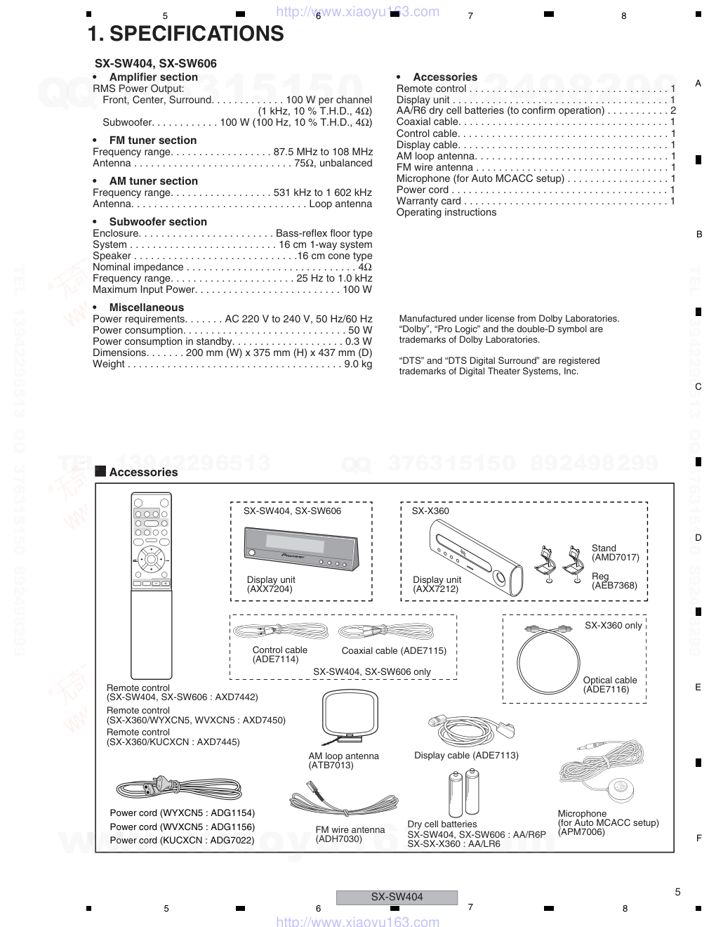 先锋PIONEER SX-X360电路图-4