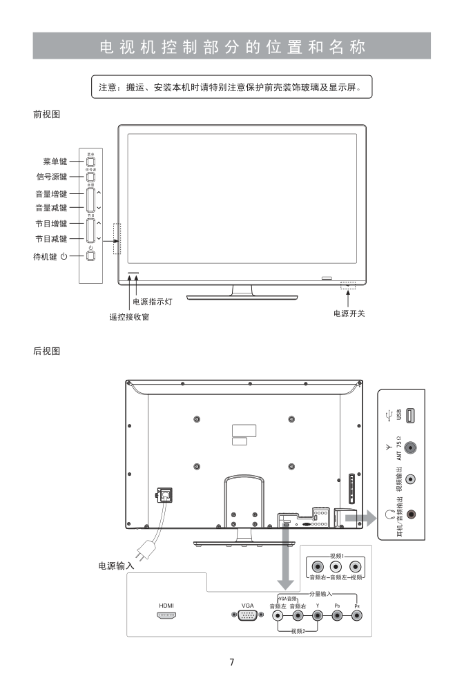 海信LED42K12DP液晶彩电使用说明书-7 海信LED42K12DP液晶彩电使用说明书-7