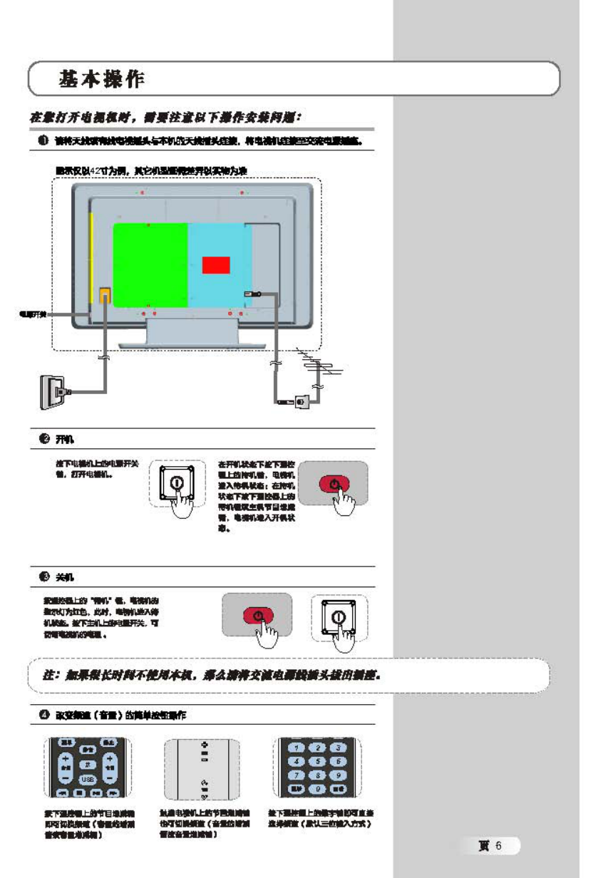 TCL王牌L42X9FDM液晶彩电使用说明书-6