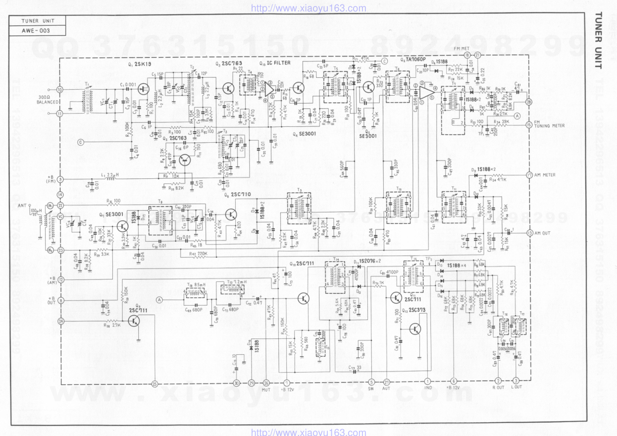 先锋PIONEER TX-600电路图-3