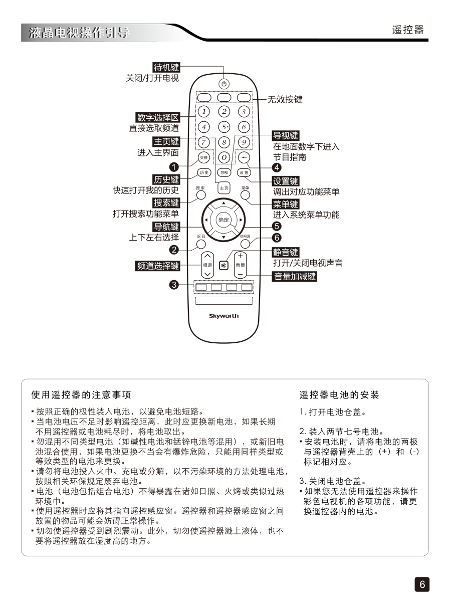 创维W42S液晶彩电使用说明书-7 创维W42S液晶彩电使用说明书-7