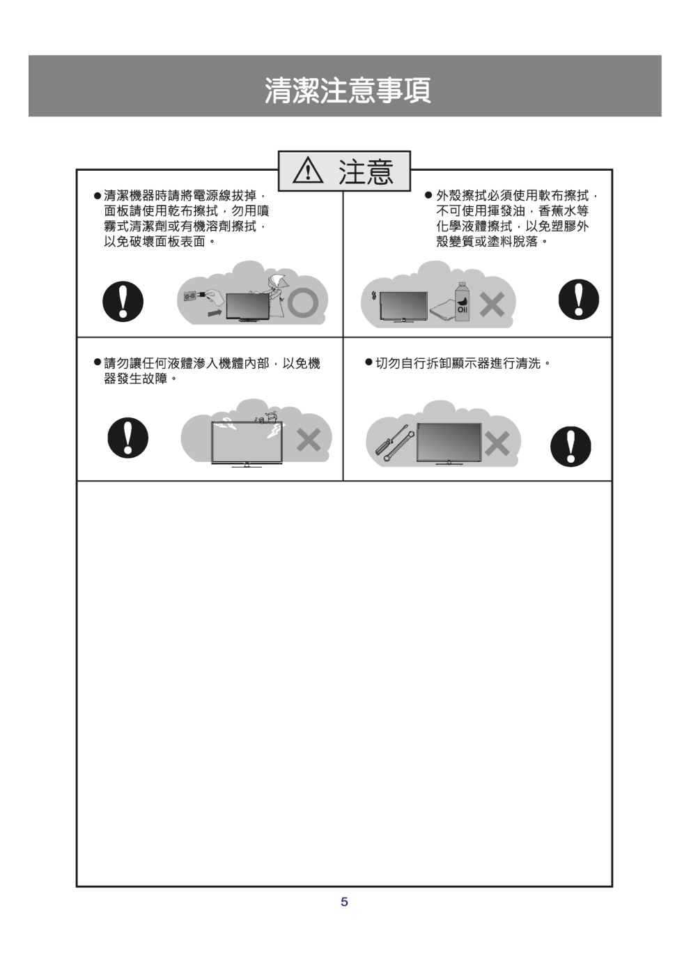 声宝EM-42RA15D液晶彩电使用说明书-5 声宝EM-42RA15D液晶彩电使用说明书-5