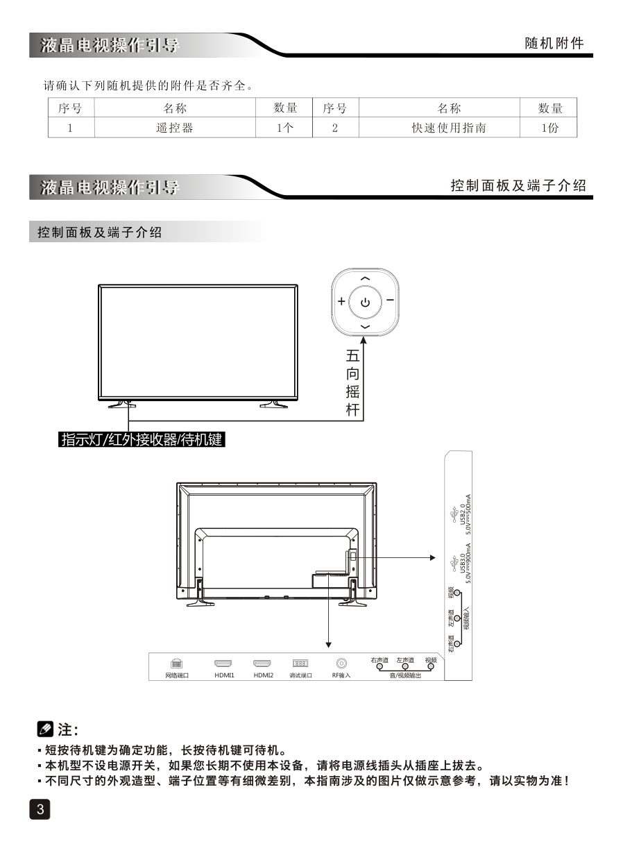 创维45E5液晶彩电使用说明书-4