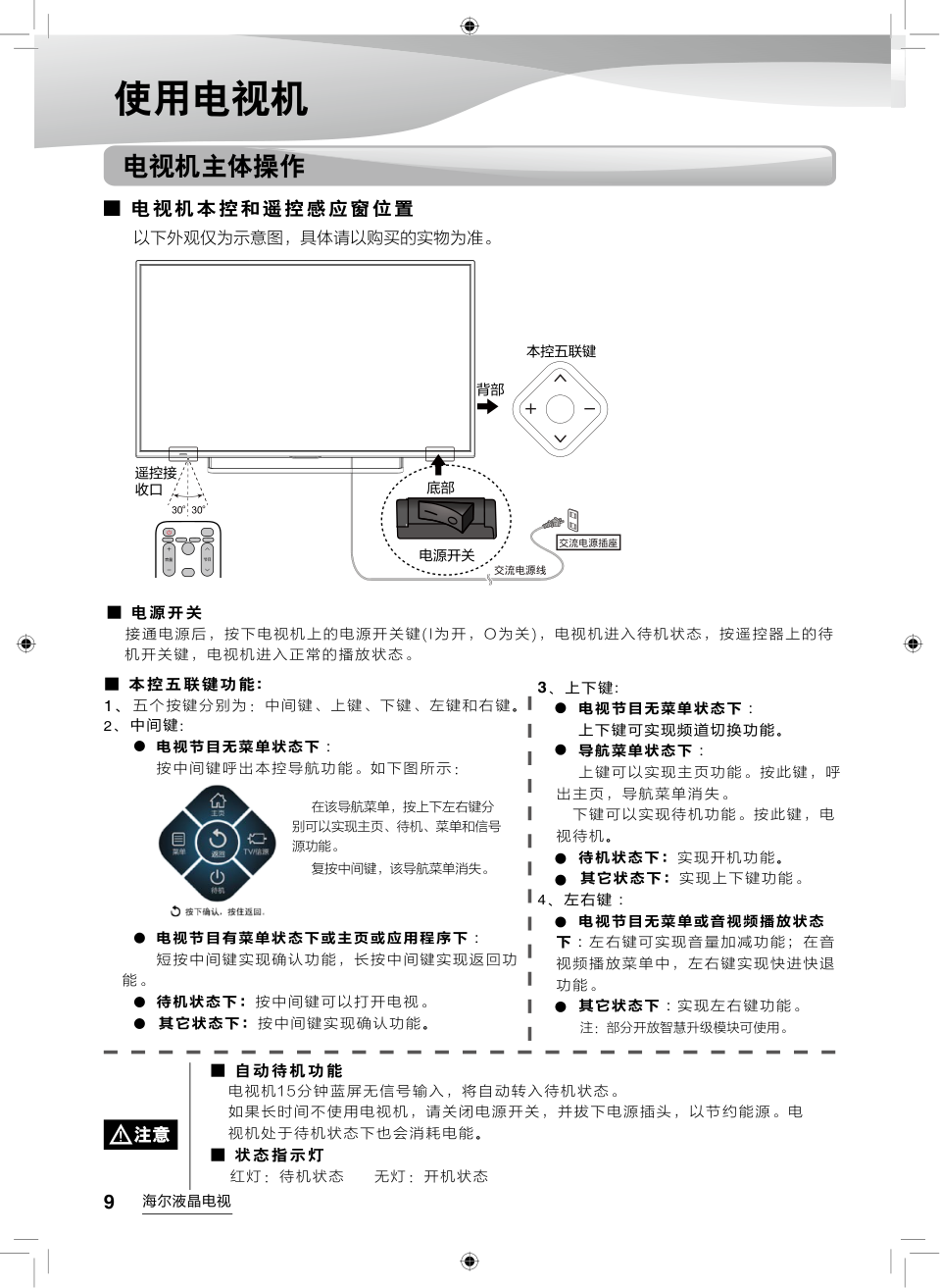 海尔LE55A7100M液晶彩电使用说明书-9 海尔LE55A7100M液晶彩电使用说明书-9