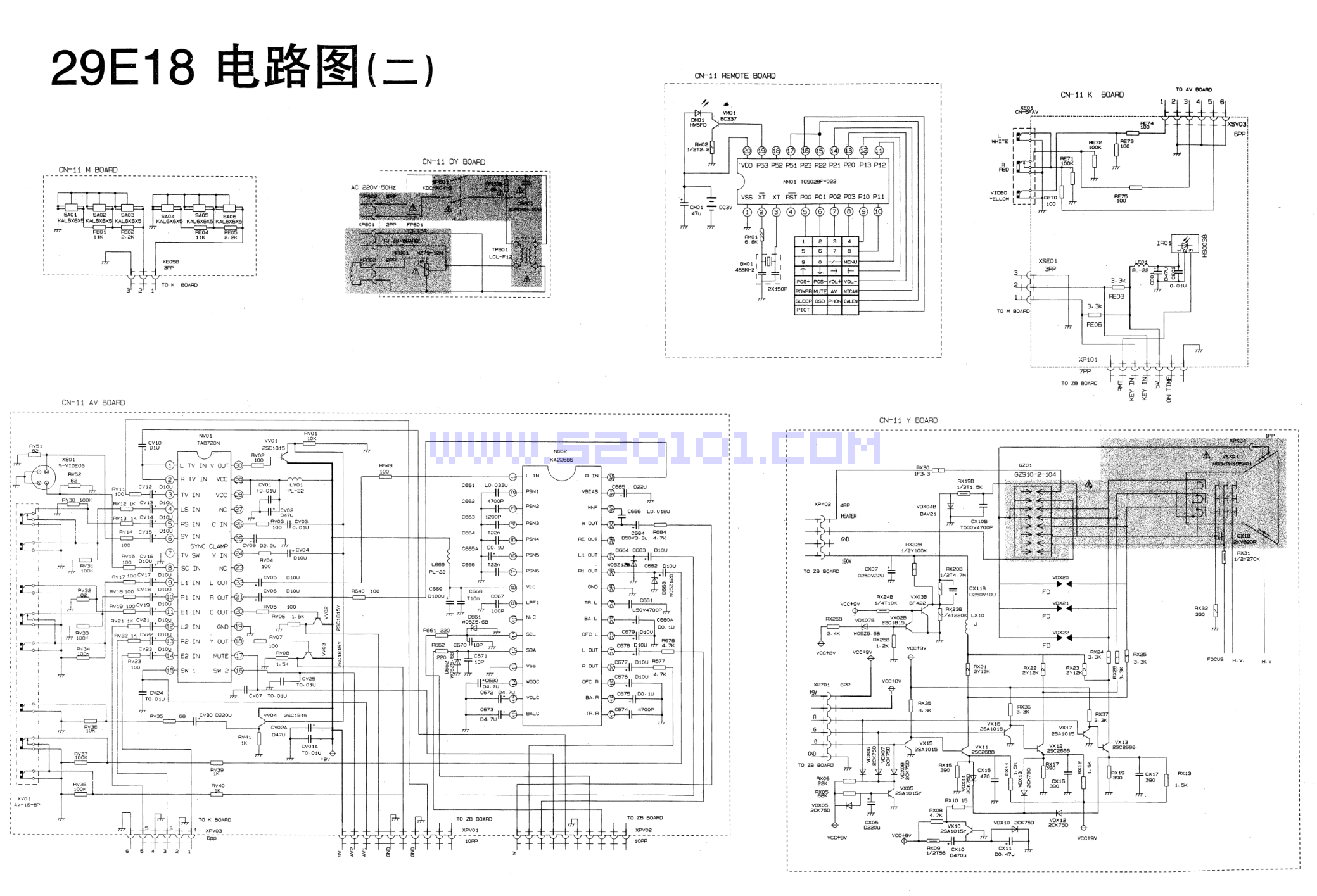 长虹29E18彩电图纸-1
