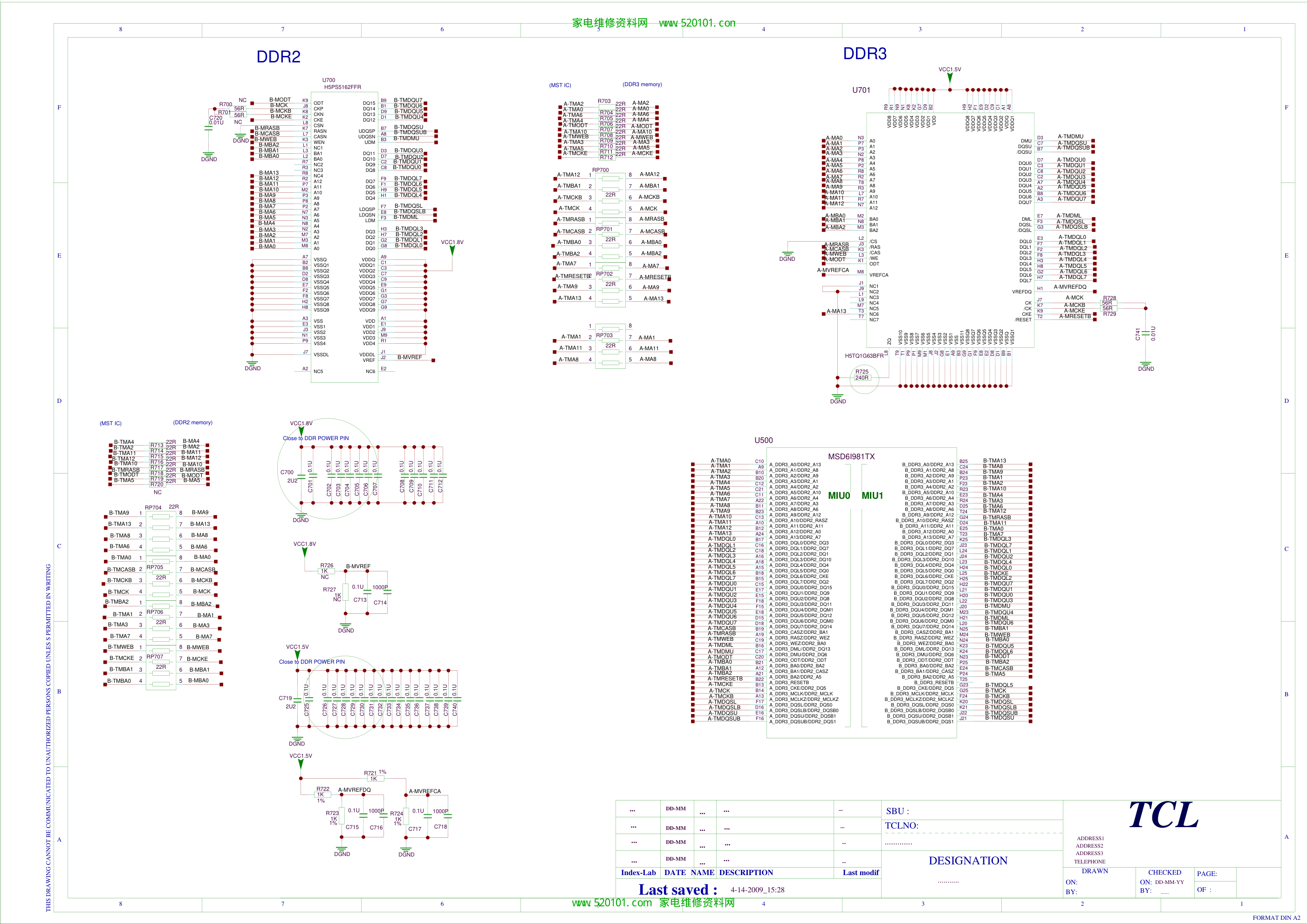 TCL王牌L32E5200-3D(MS28机芯)液晶彩电主板原理图-6 TCL王牌L32E5200-3D(MS28机芯)液晶彩电主板原理图-6