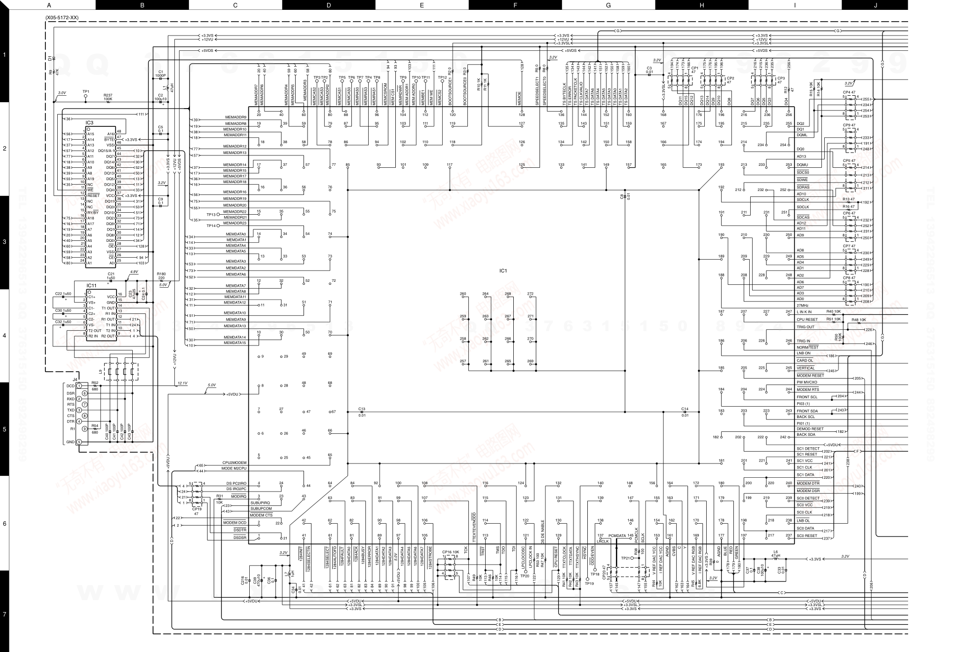 建伍KENWOOD  DTF-300数字多媒体播放器电路图-6