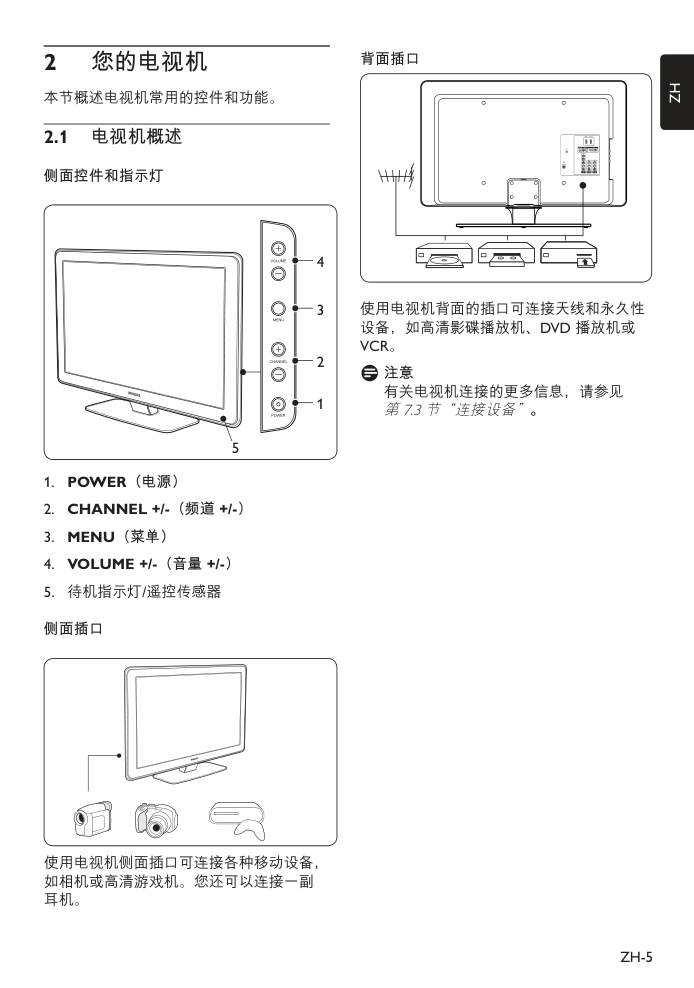 飞利浦52PFL8803D液晶彩电使用说明书-6