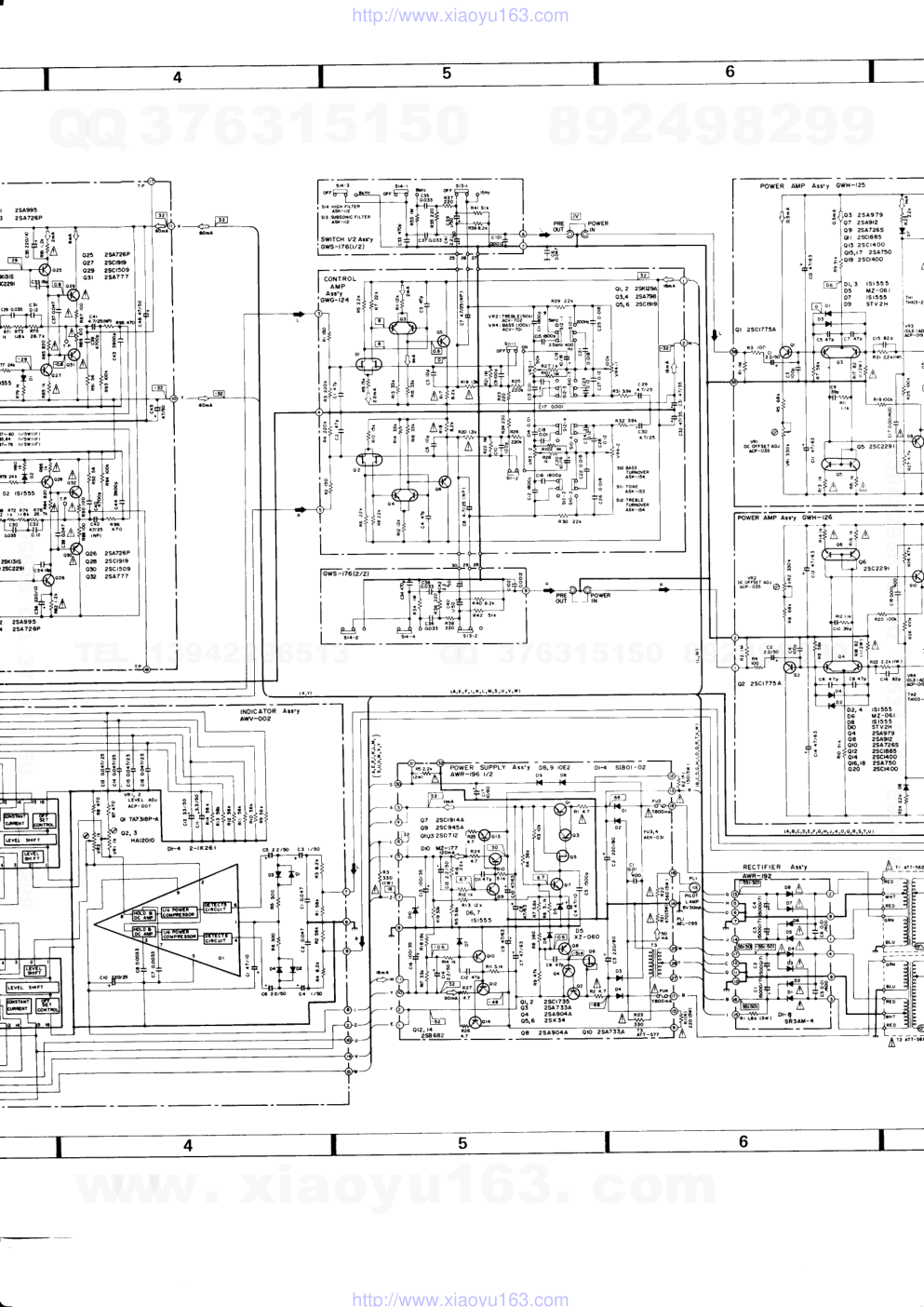 先锋PIONEER SA-9800音响电路图-2