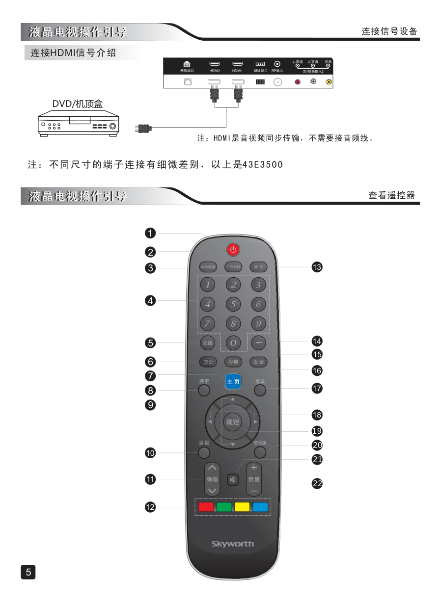 创维40E3500液晶彩电使用说明书-6 创维40E3500液晶彩电使用说明书-6