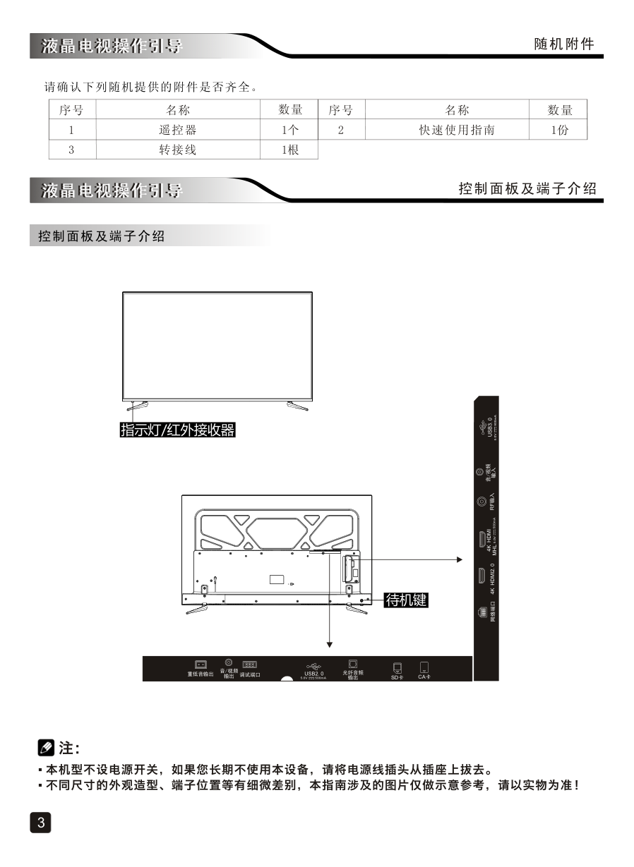 创维55H9B液晶彩电使用说明书-4 创维55H9B液晶彩电使用说明书-4