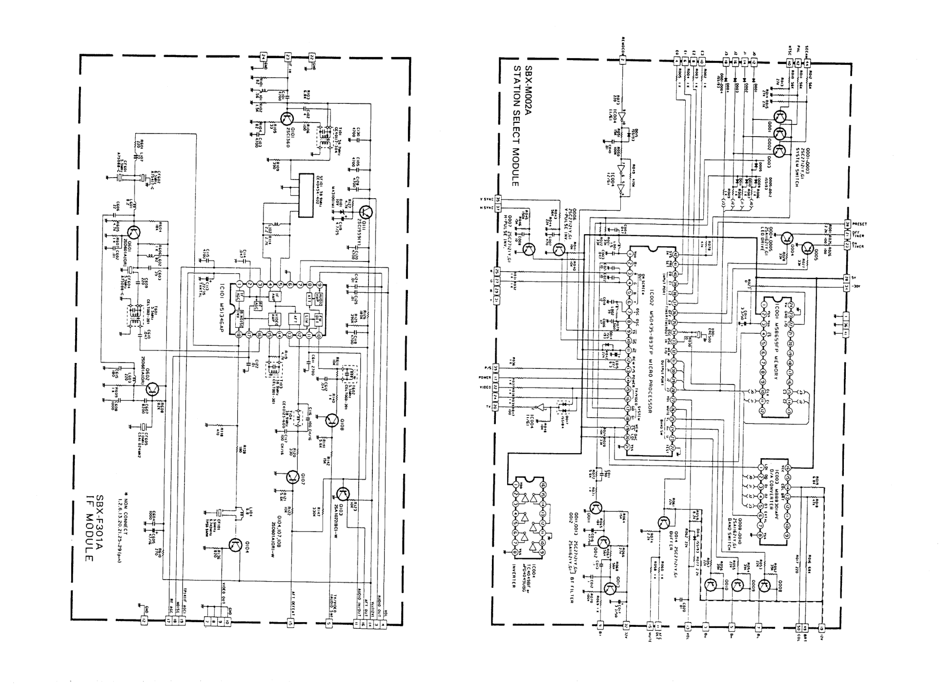 JVC C211ED彩电电路原理图-1