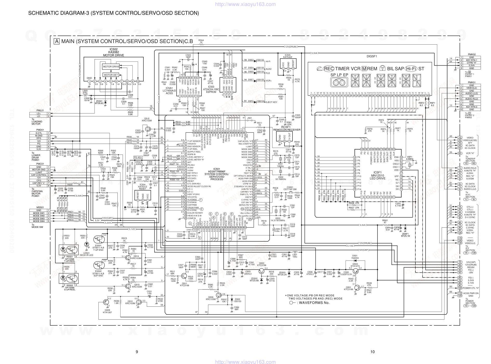 爱华AIWA HV-FX8000U  CD播放机维修手册-6