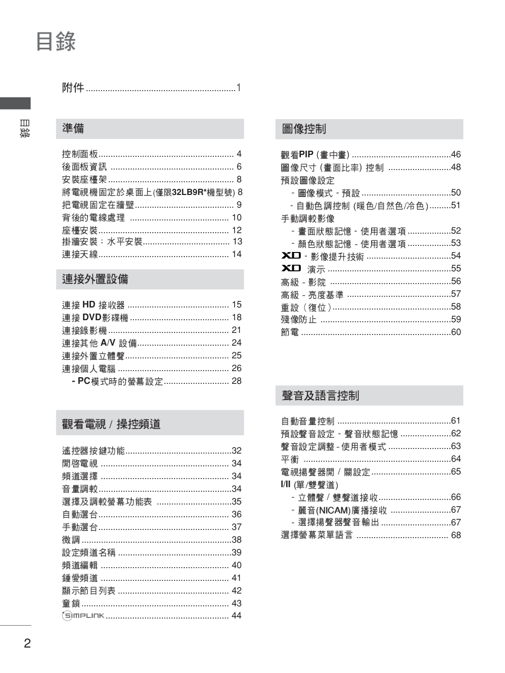 LG 42LC7R液晶彩电使用说明书-3 LG 42LC7R液晶彩电使用说明书-3