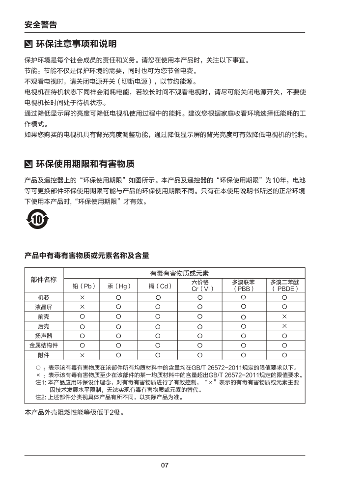 TCL王牌L40M90-UD液晶彩电使用说明书-7