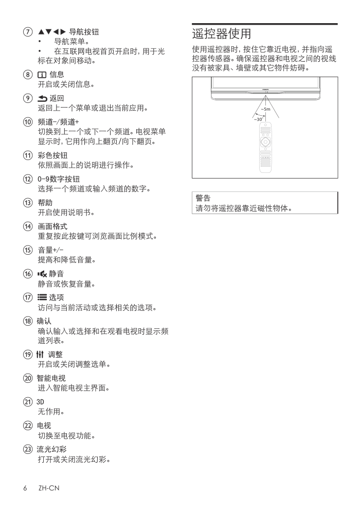 飞利浦27PFL5130T3液晶彩电使用说明书-7 飞利浦27PFL5130T3液晶彩电使用说明书-7