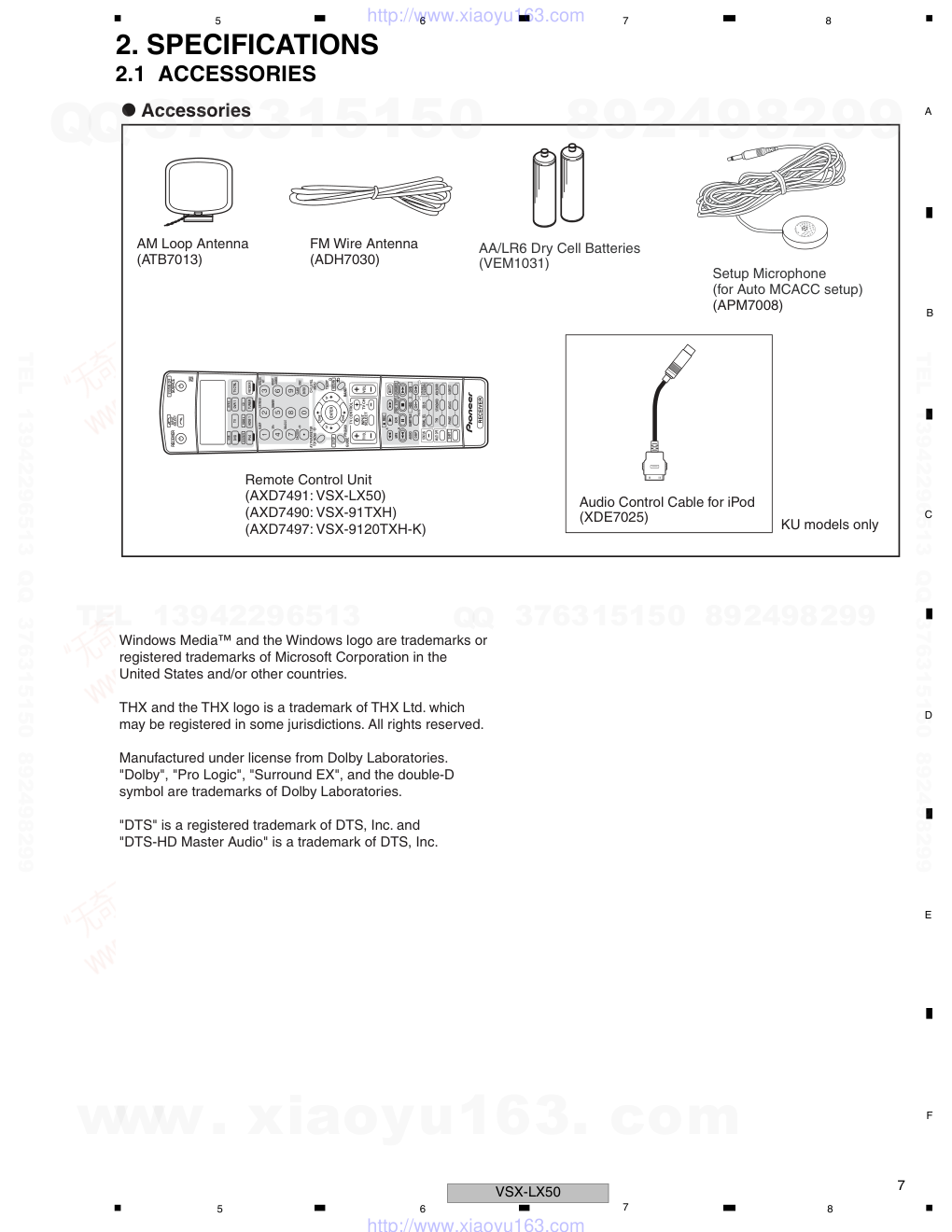 先锋PIONEER VSX-92TXH电路图-6 先锋PIONEER VSX-92TXH电路图-6