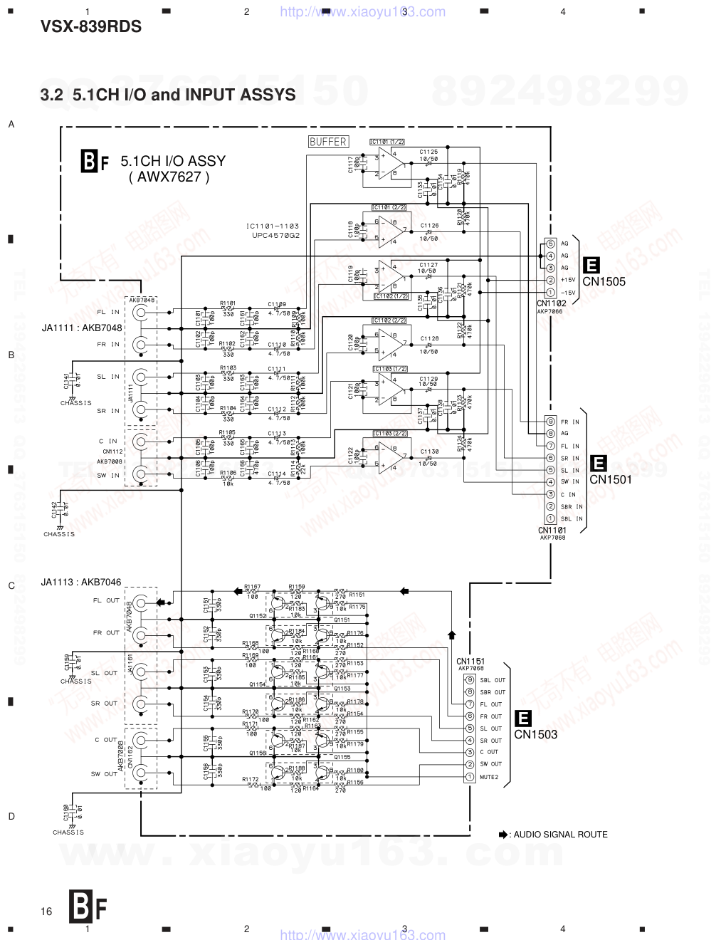 先锋PIONEER VSX-839RDS电路图-3 先锋PIONEER VSX-839RDS电路图-3