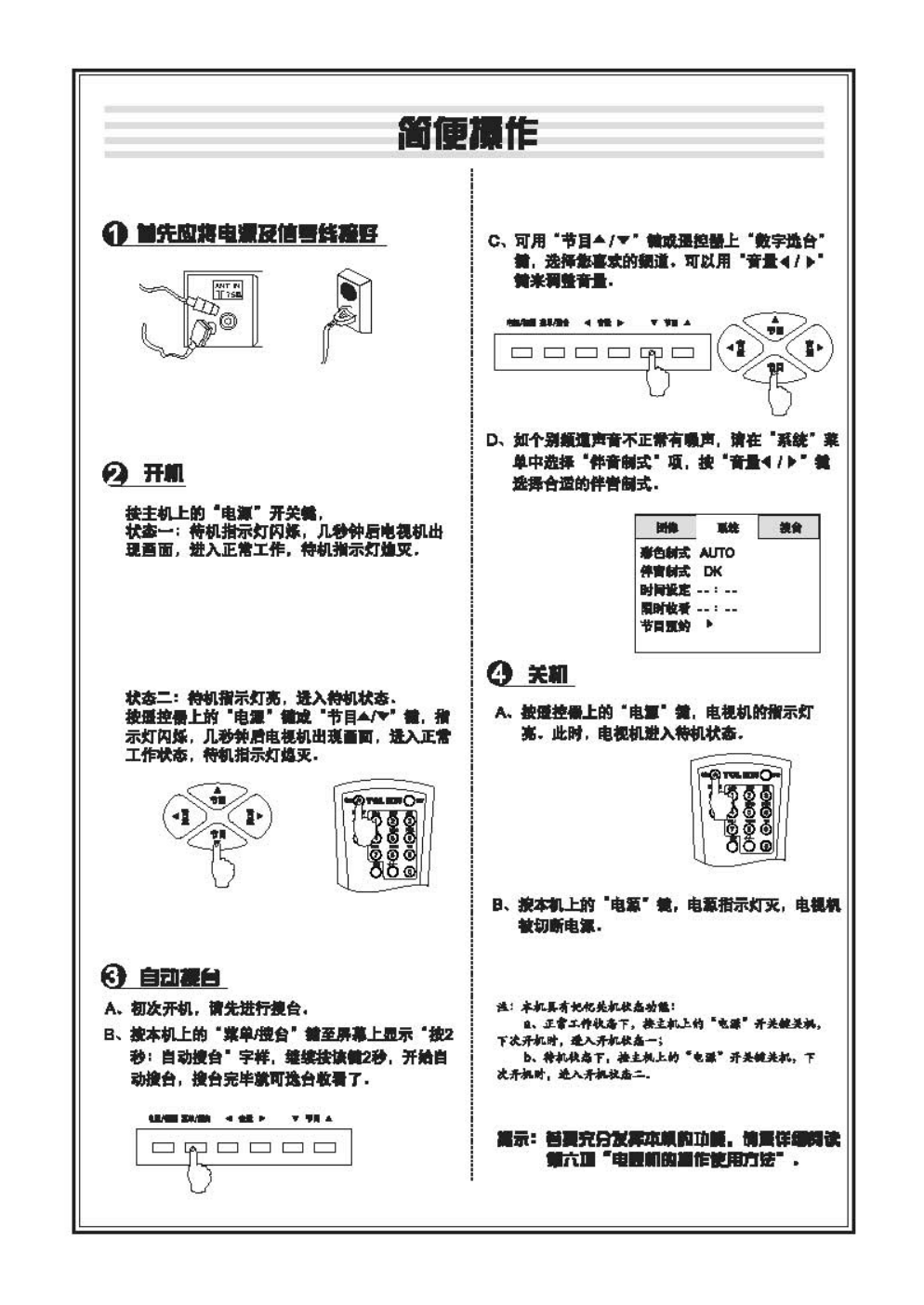 TCL王牌NT29189彩电使用说明书-1