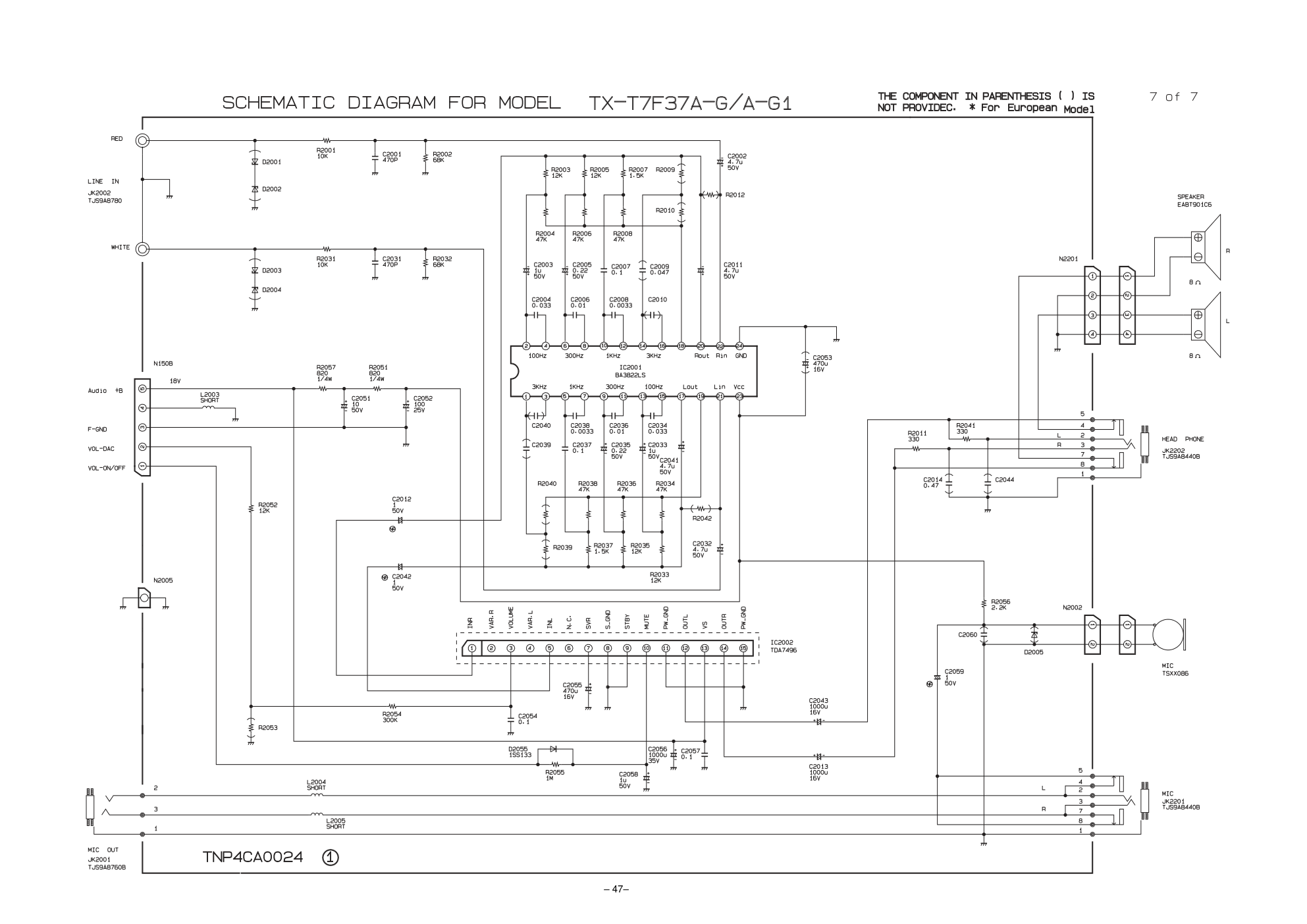 松下TX-T7F37A CRT显示器电路图纸-7