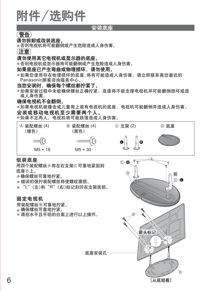 松下TH-P42S25C等离子彩电使用说明书-5