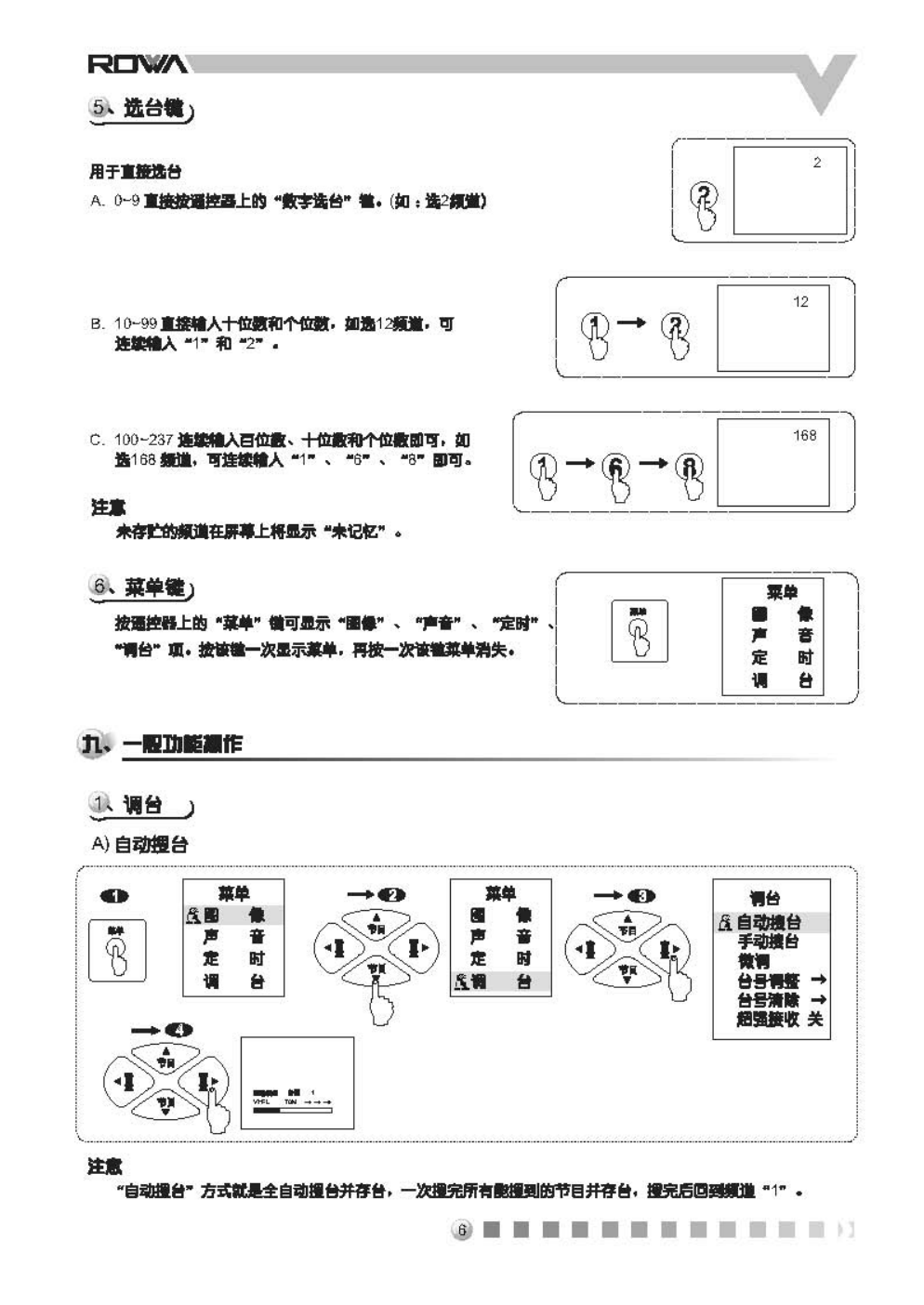 乐华N25B6J彩电使用说明书-6 乐华N25B6J彩电使用说明书-6