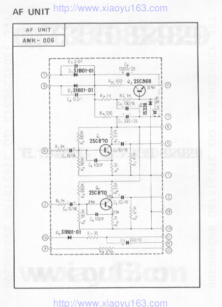 先锋PIONEER TX-500A电路图-3 先锋PIONEER TX-500A电路图-3