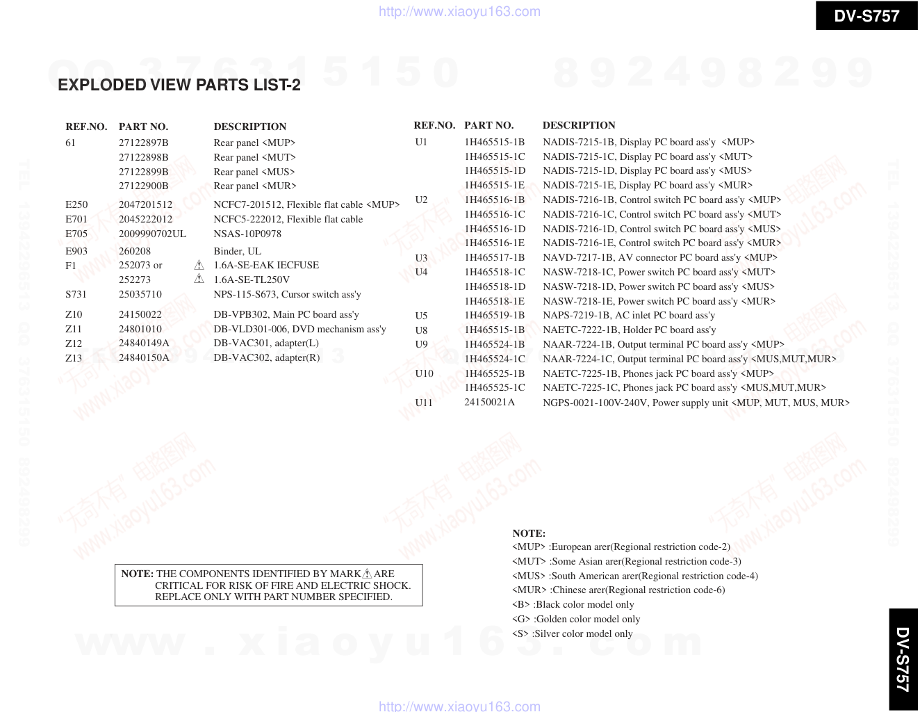 安桥ONKYO DV-S757 DVD播放器电路图-7