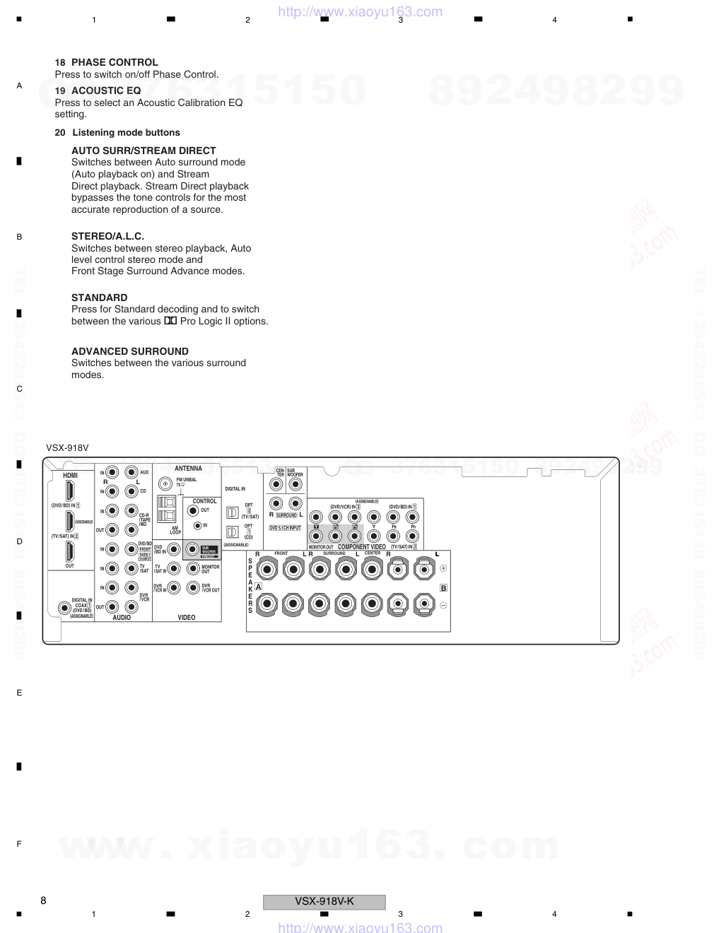 先锋PIONEER VSX-918V-S电路图-7 先锋PIONEER VSX-918V-S电路图-7