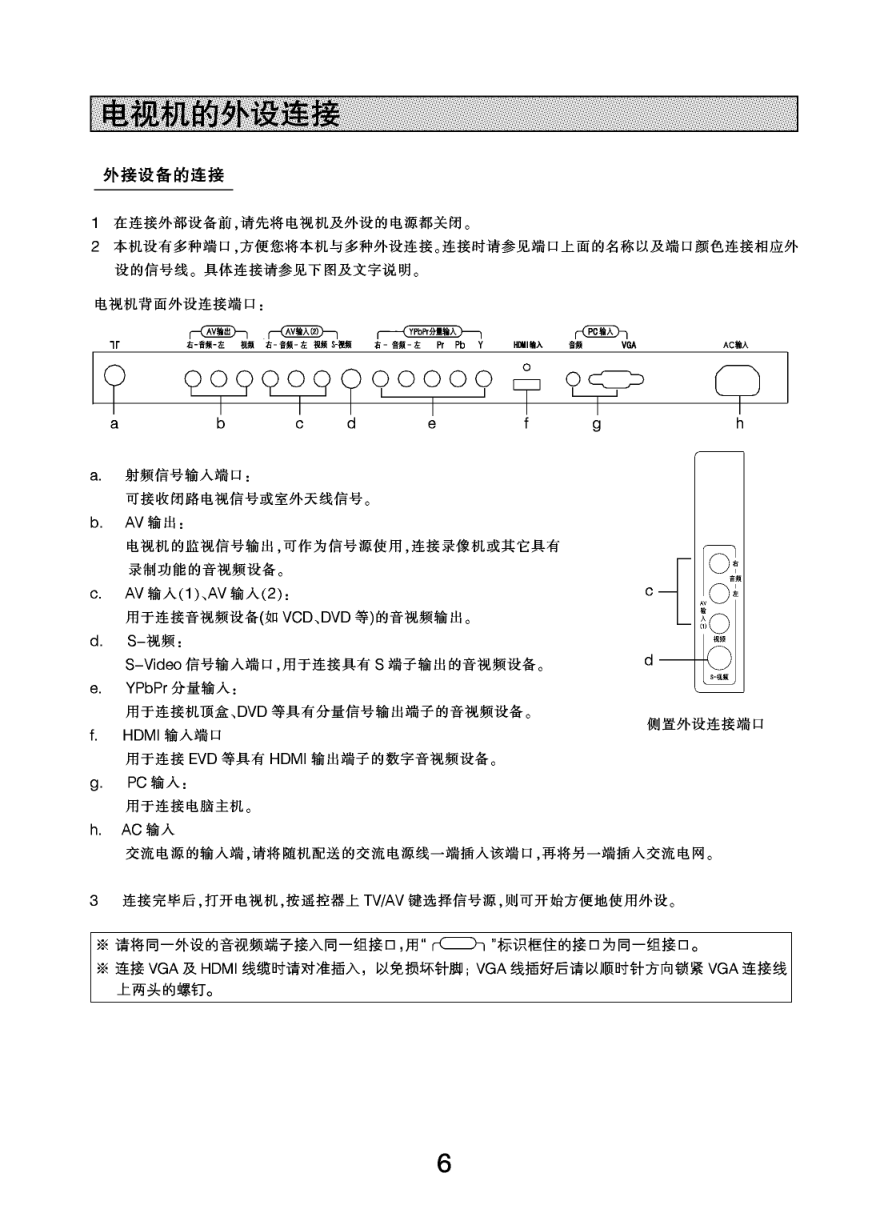 长虹PT42600NHD液晶彩电使用说明书-8