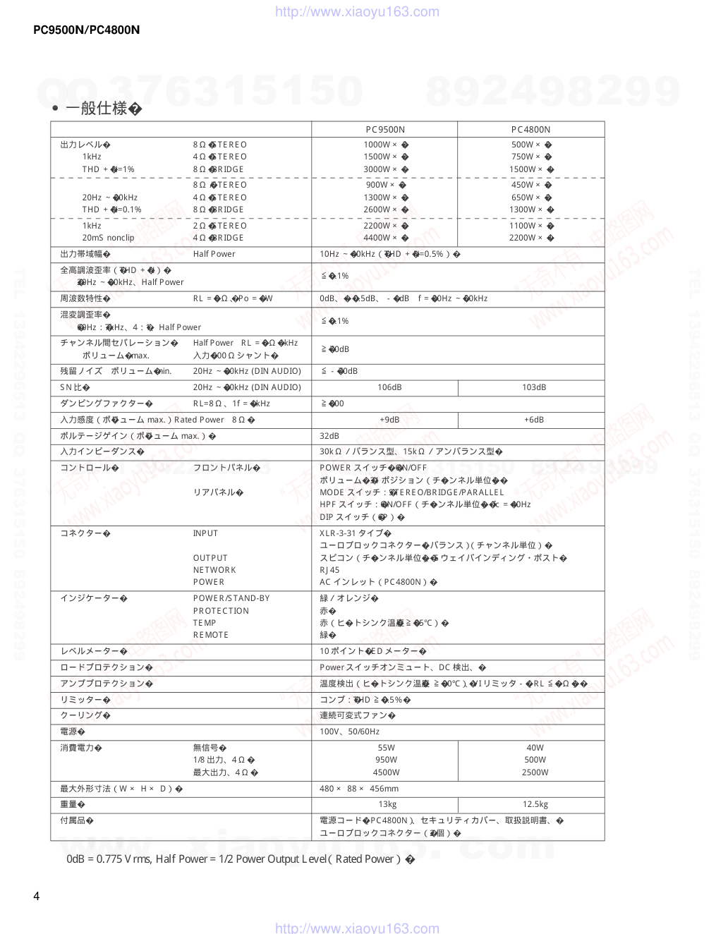 雅马哈YAMAHA PC4800N电路原理图-3