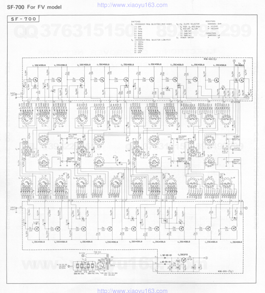 先锋PIONEER SF-700电路图-1