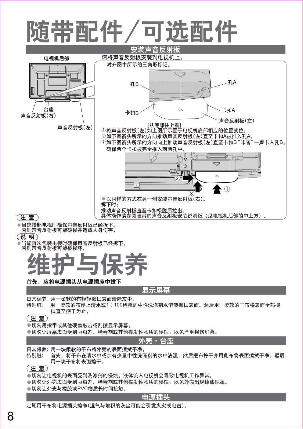 松下TH-P50S10C等离子彩电使用说明书-7 松下TH-P50S10C等离子彩电使用说明书-7