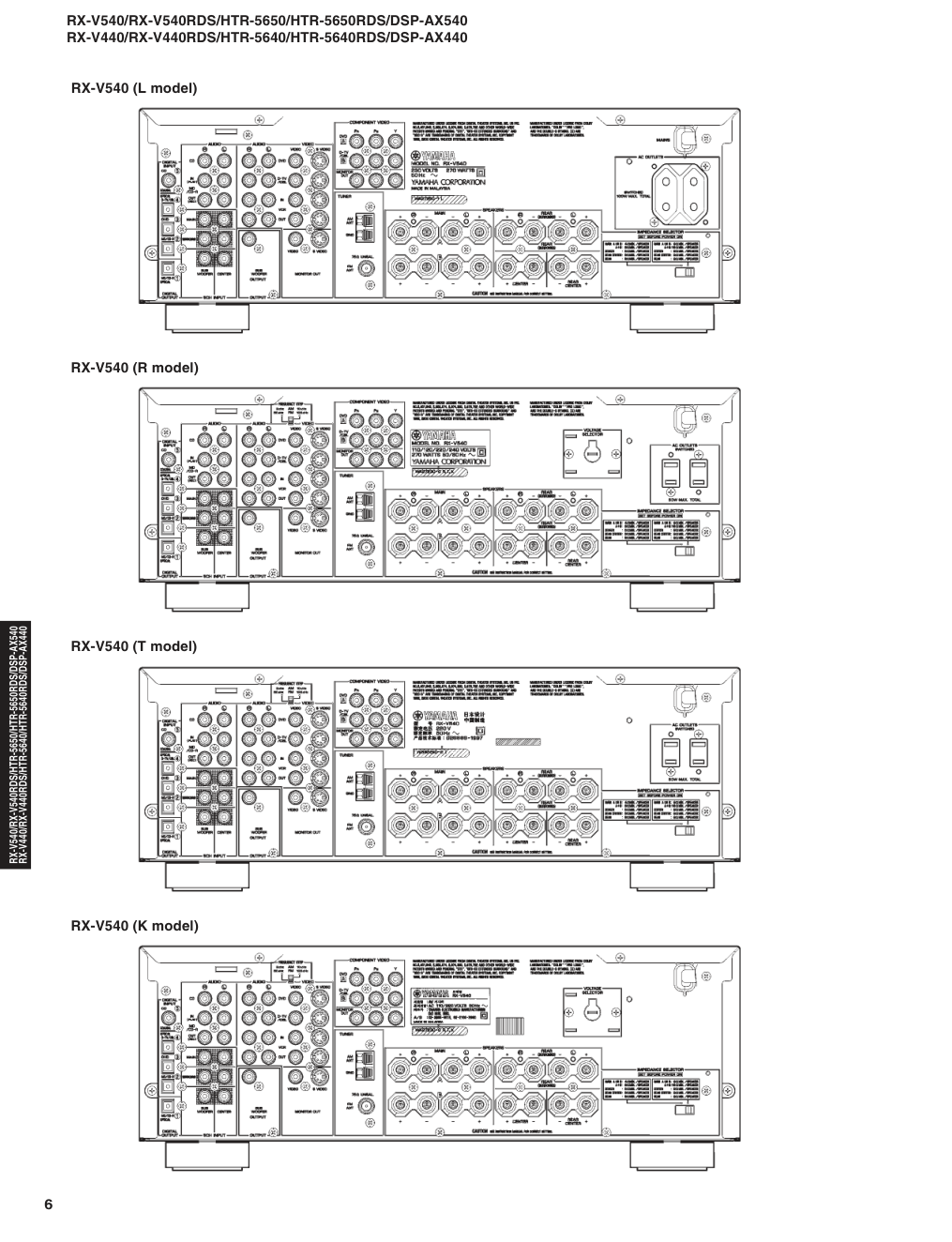 雅马哈HTR-5650RDS电路图-5 雅马哈HTR-5650RDS电路图-5